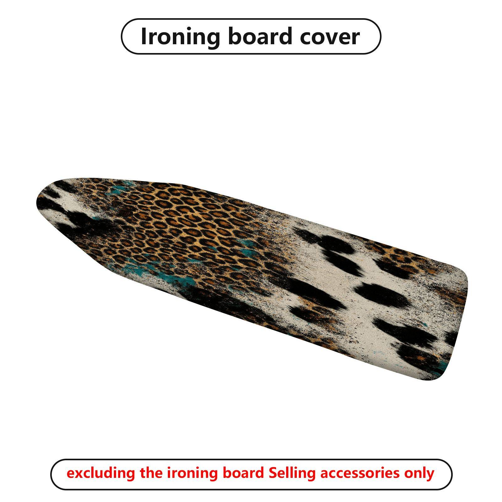 1-Piece Leopard Animal Print Stylish  Ironing Board Cover, Universal Size, Without Board