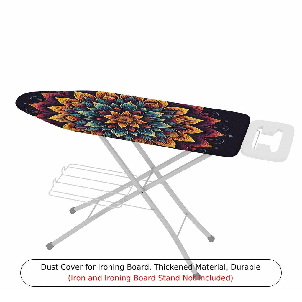 1-Piece Floral Colorful Abstract  Ironing Board Cover, Universal Size, Without Board