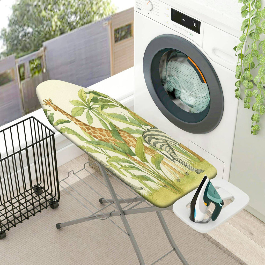 1-Piece Jungle Safari Animal  Ironing Board Cover, Universal Size, Without Board