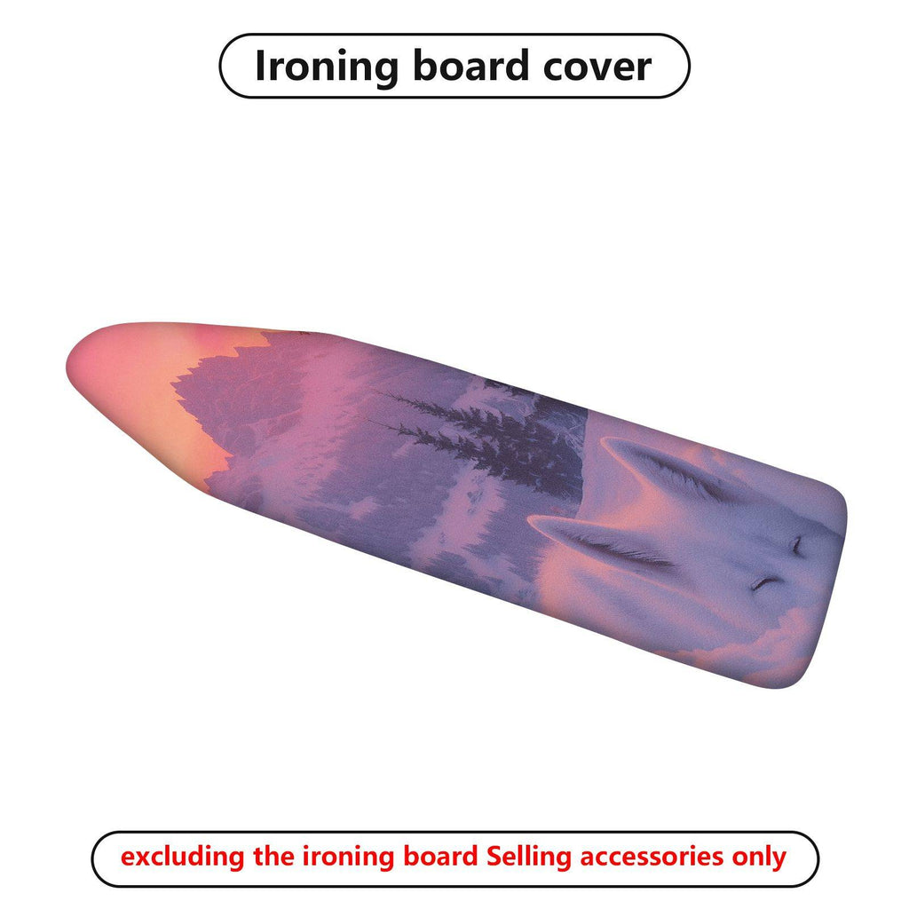 1-Piece Sunset Forest Animal  Ironing Board Cover, Universal Size, Without Board