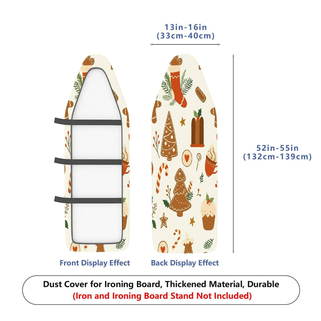 1-Piece Christmas Holiday Festive  Ironing Board Cover, Universal Size, Without Board