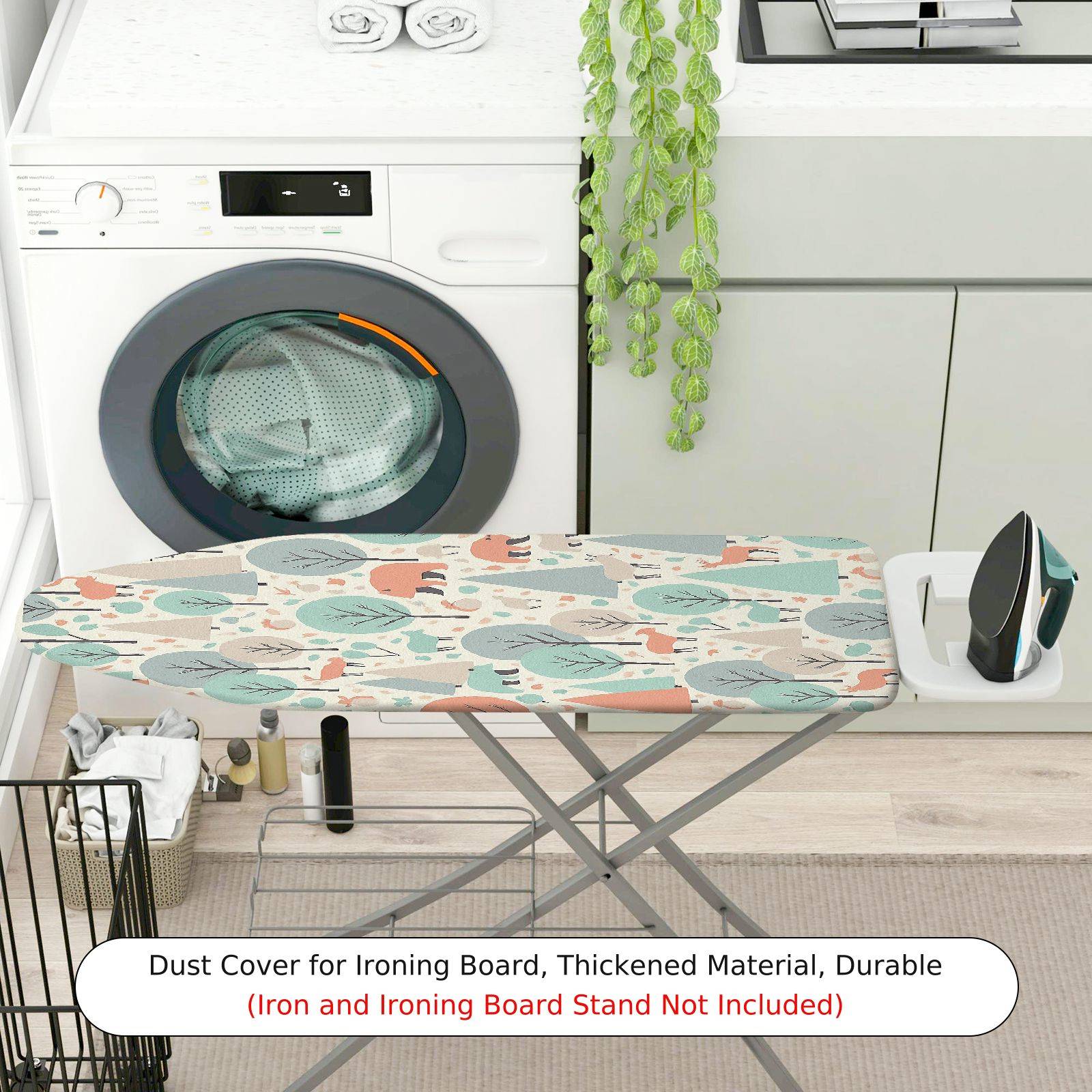 1-Piece Animal Leaf Geometric  Ironing Board Cover, Universal Size, Without Board