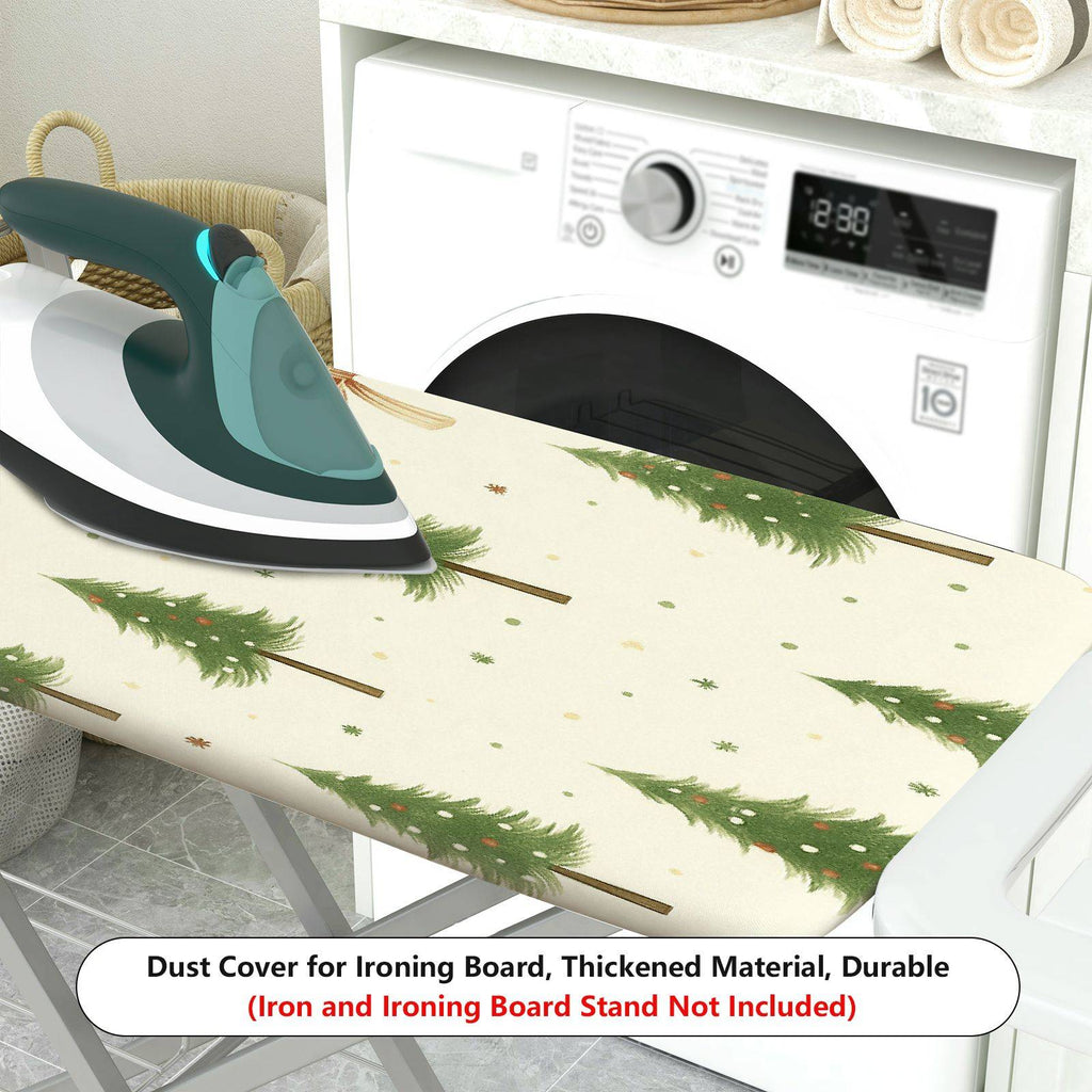 1-Piece Christmas Tree Bow Stars  Ironing Board Cover, Universal Size, Without Board