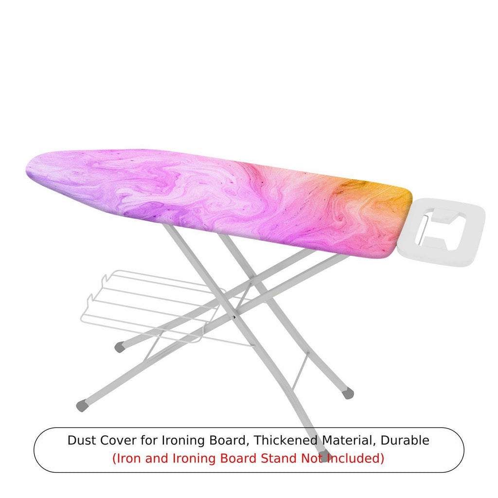1-Piece Purple Pink Gradient Swirl Pattern  Ironing Board Cover, Universal Size, Without Board