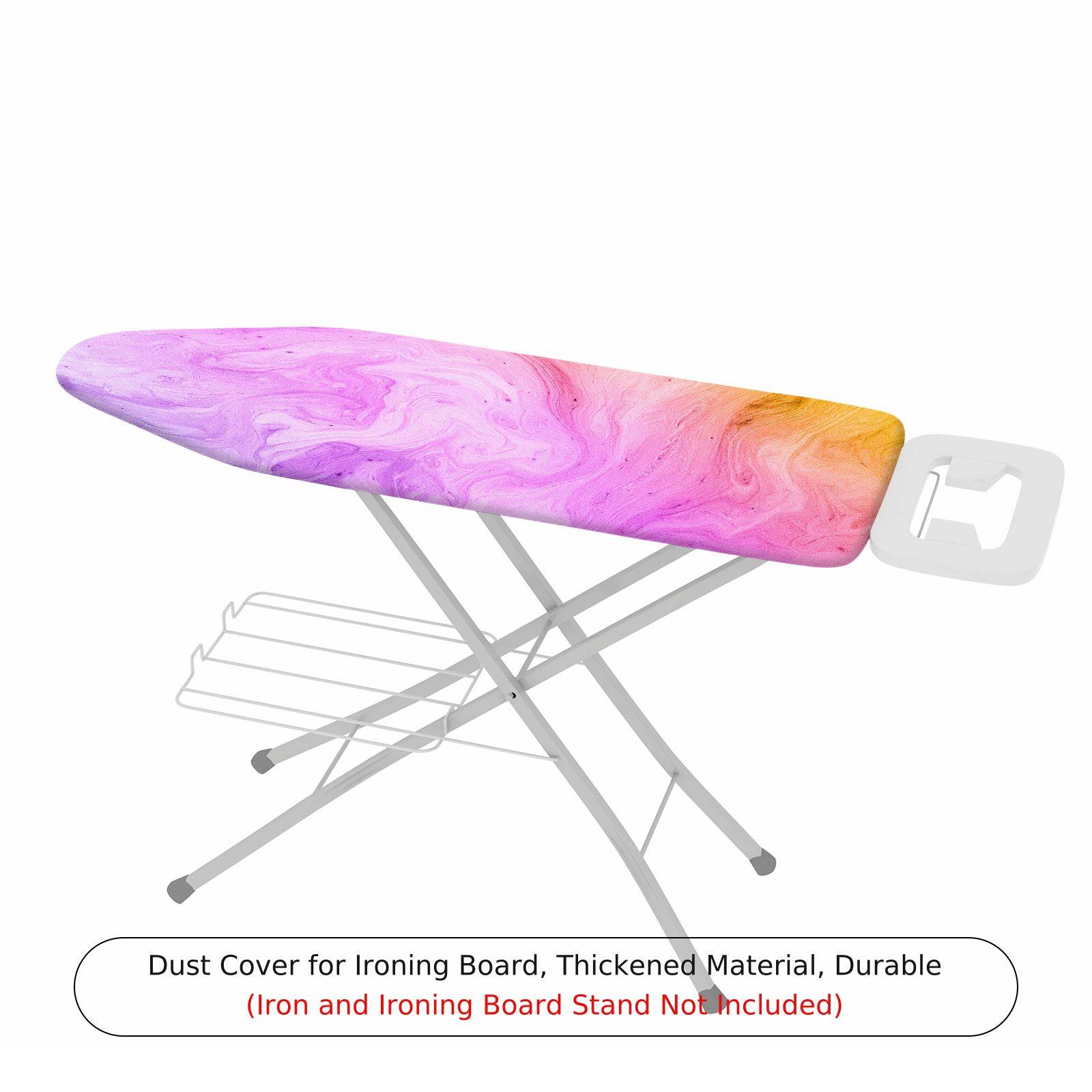 1-Piece Purple Pink Gradient Swirl Pattern  Ironing Board Cover, Universal Size, Without Board