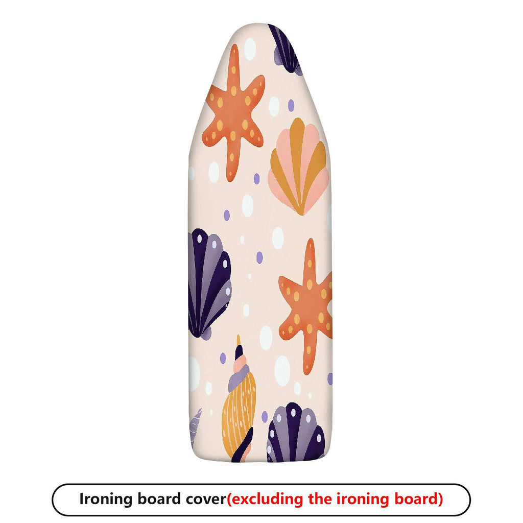 1-Piece Starfish Seashell Ocean  Ironing Board Cover, Universal Size, Without Board
