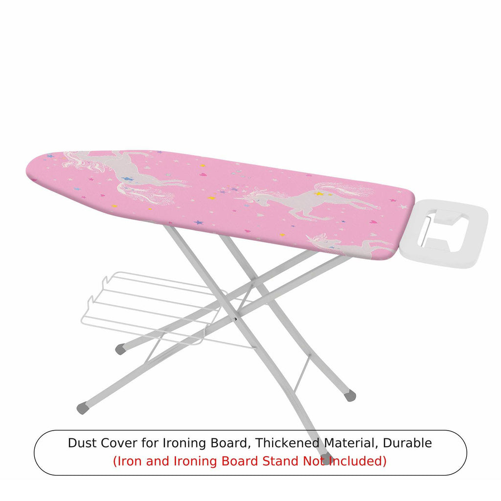 1-Piece Unicorn Pink Fantasy Star  Ironing Board Cover, Universal Size, Without Board