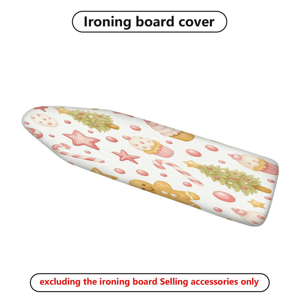 1-Piece Christmas Tree Gingerbread Candy  Ironing Board Cover, Universal Size, Without Board