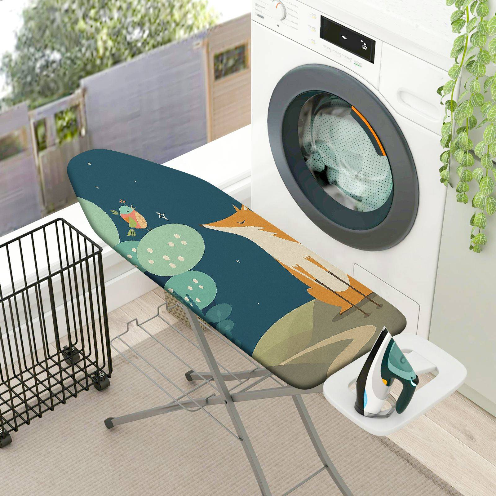 1-Piece Forest Animal  Ironing Board Cover, Universal Size, Without Board