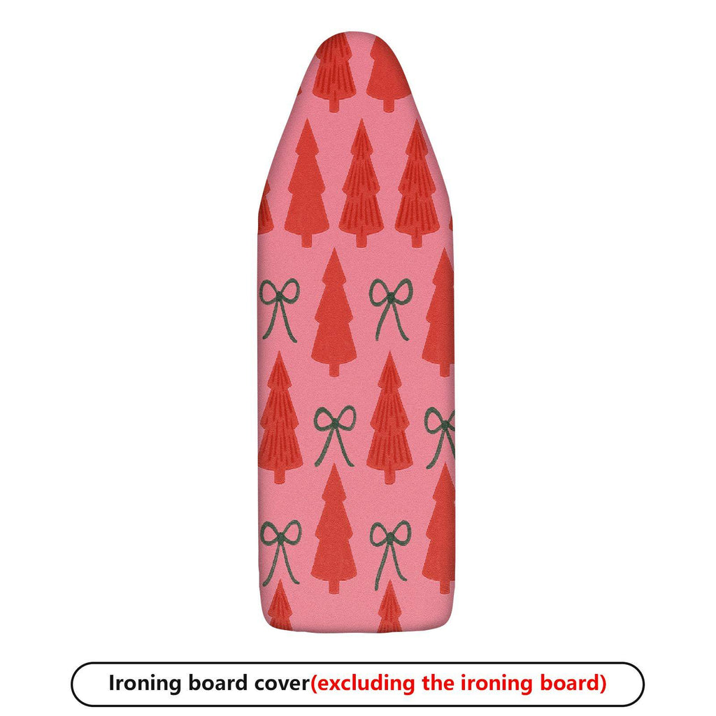 1-Piece Christmas Tree Bowknot Red  Ironing Board Cover, Universal Size, Without Board