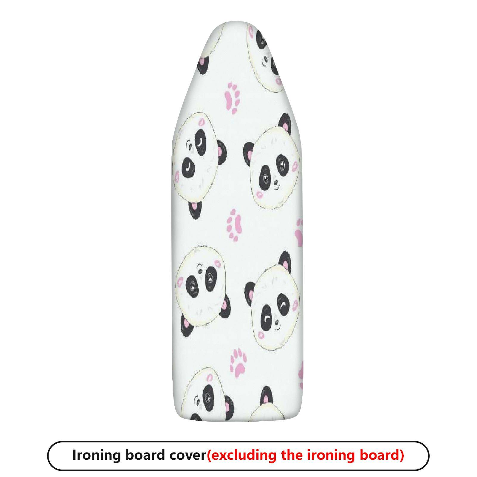 1-Piece Panda  Animal Pink  Ironing Board Cover, Universal Size, Without Board