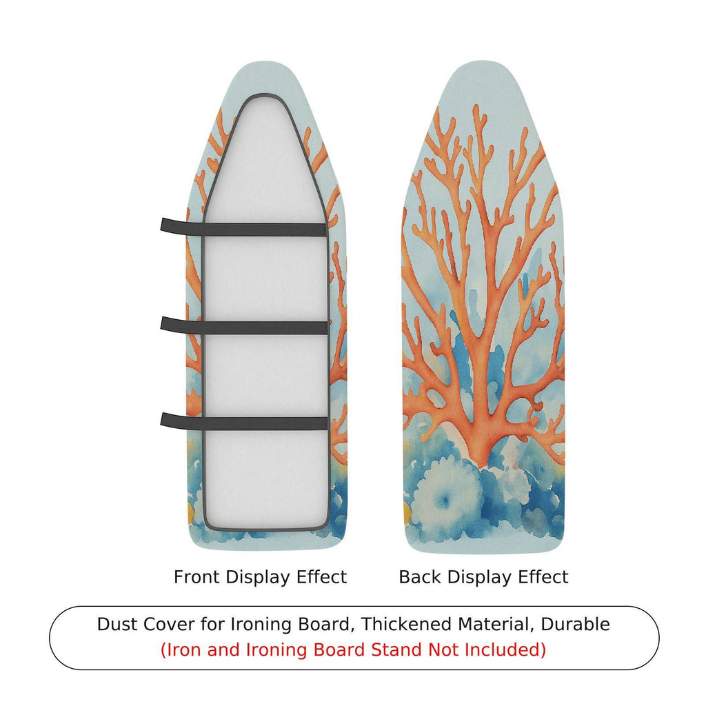1-Piece Coral Ocean Abstract  Ironing Board Cover, Universal Size, Without Board