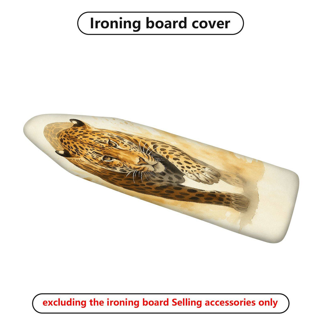 1-Piece Leopard Animal Print Exotic  Ironing Board Cover, Universal Size, Without Board