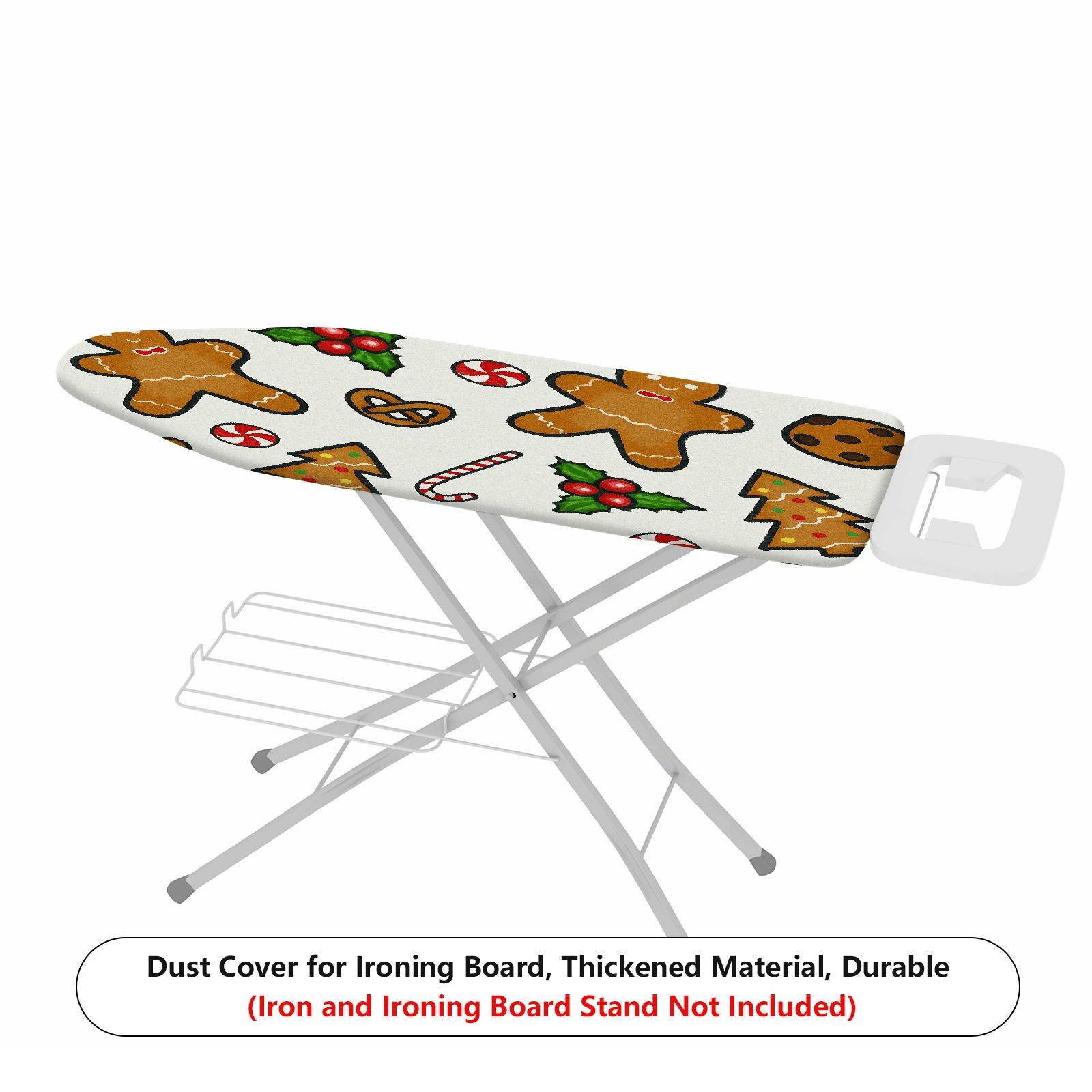 1-Piece Christmas cookies gingerbread holiday  Ironing Board Cover, Universal Size, Without Board