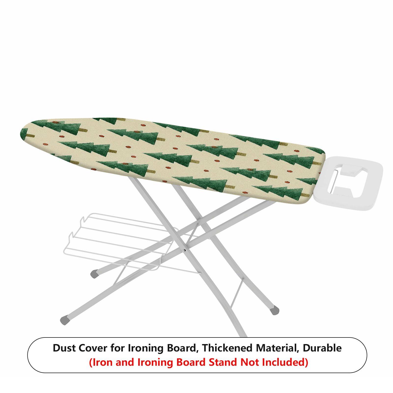 1-Piece Christmas Tree Forest Pattern Holiday  Ironing Board Cover, Universal Size, Without Board