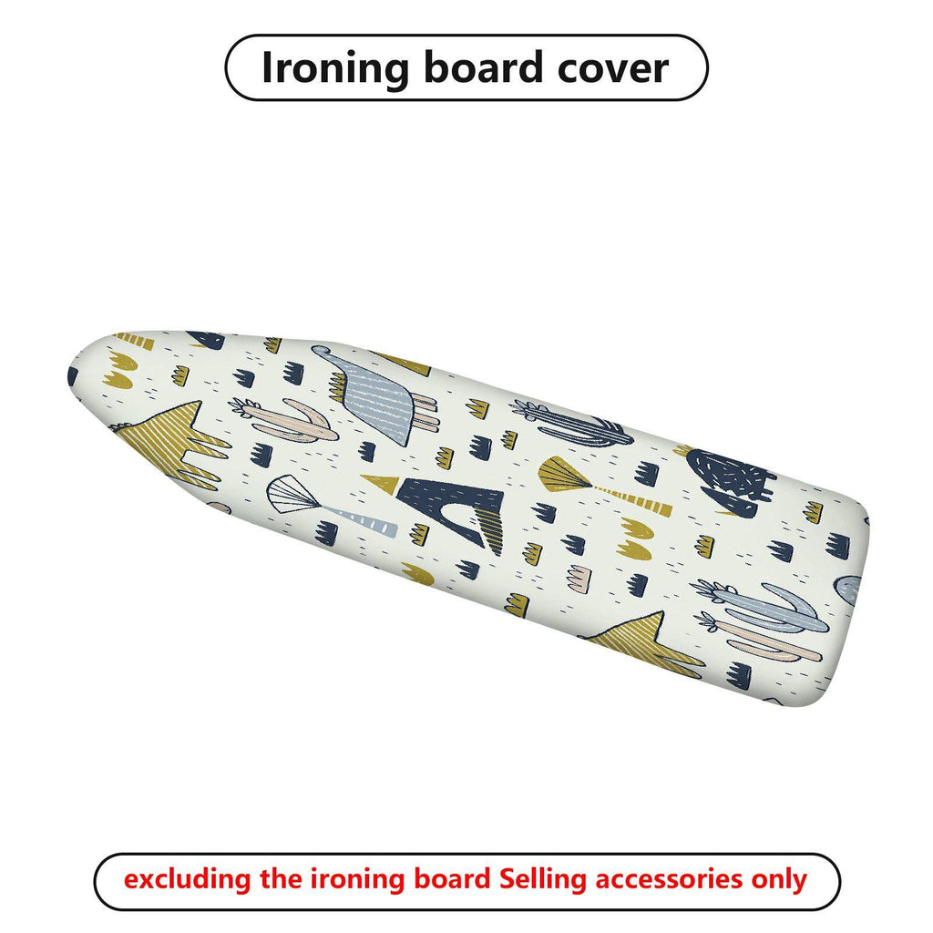 1-Piece Abstract Animals Nordic  Ironing Board Cover, Universal Size, Without Board