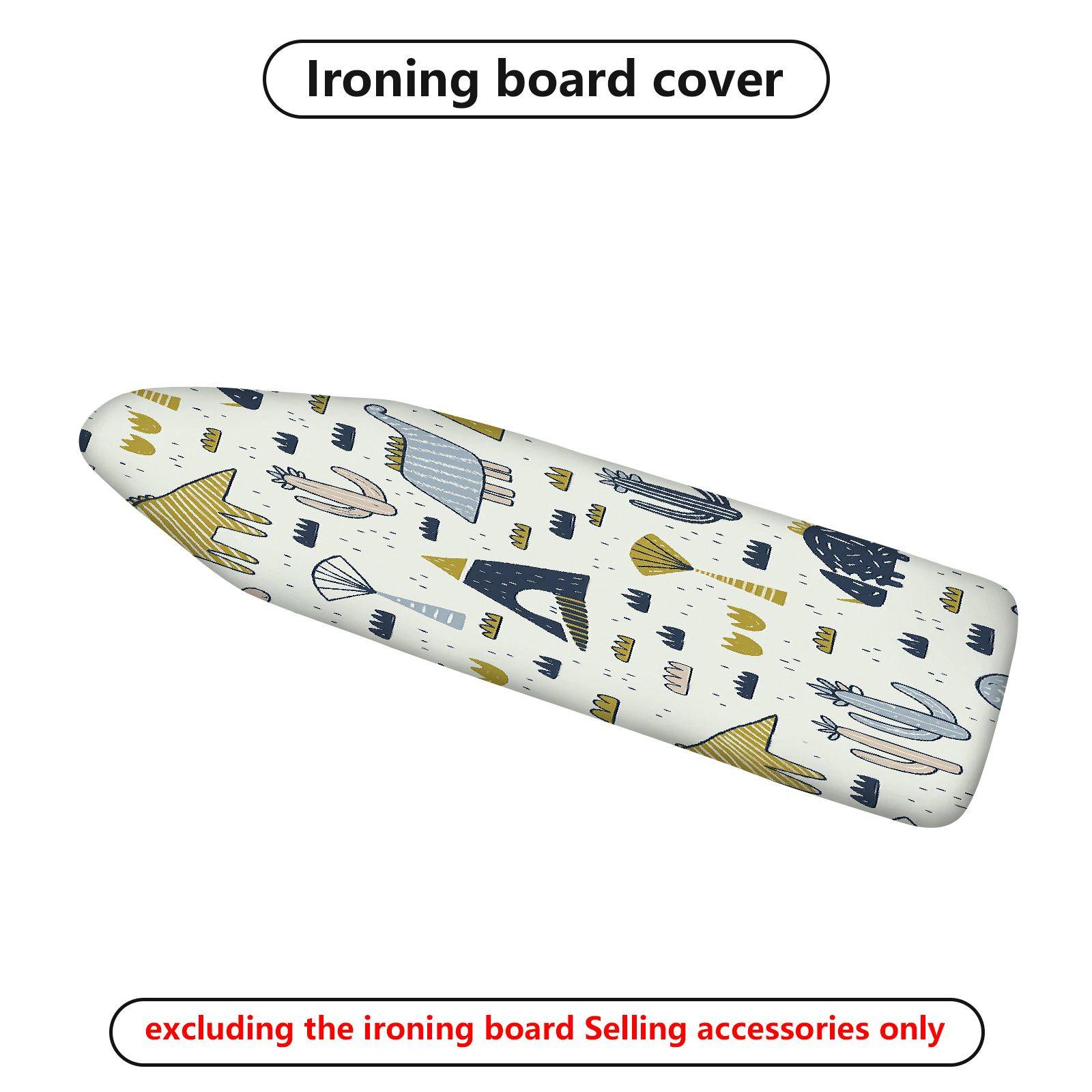 1-Piece Abstract Animals Nordic  Ironing Board Cover, Universal Size, Without Board