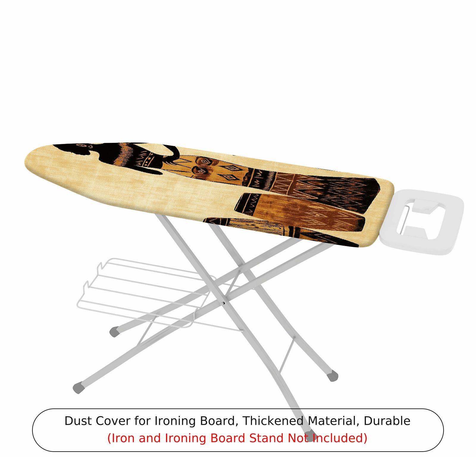 1-Piece African Tribal Pattern Ethnic Drum  Ironing Board Cover, Universal Size, Without Board