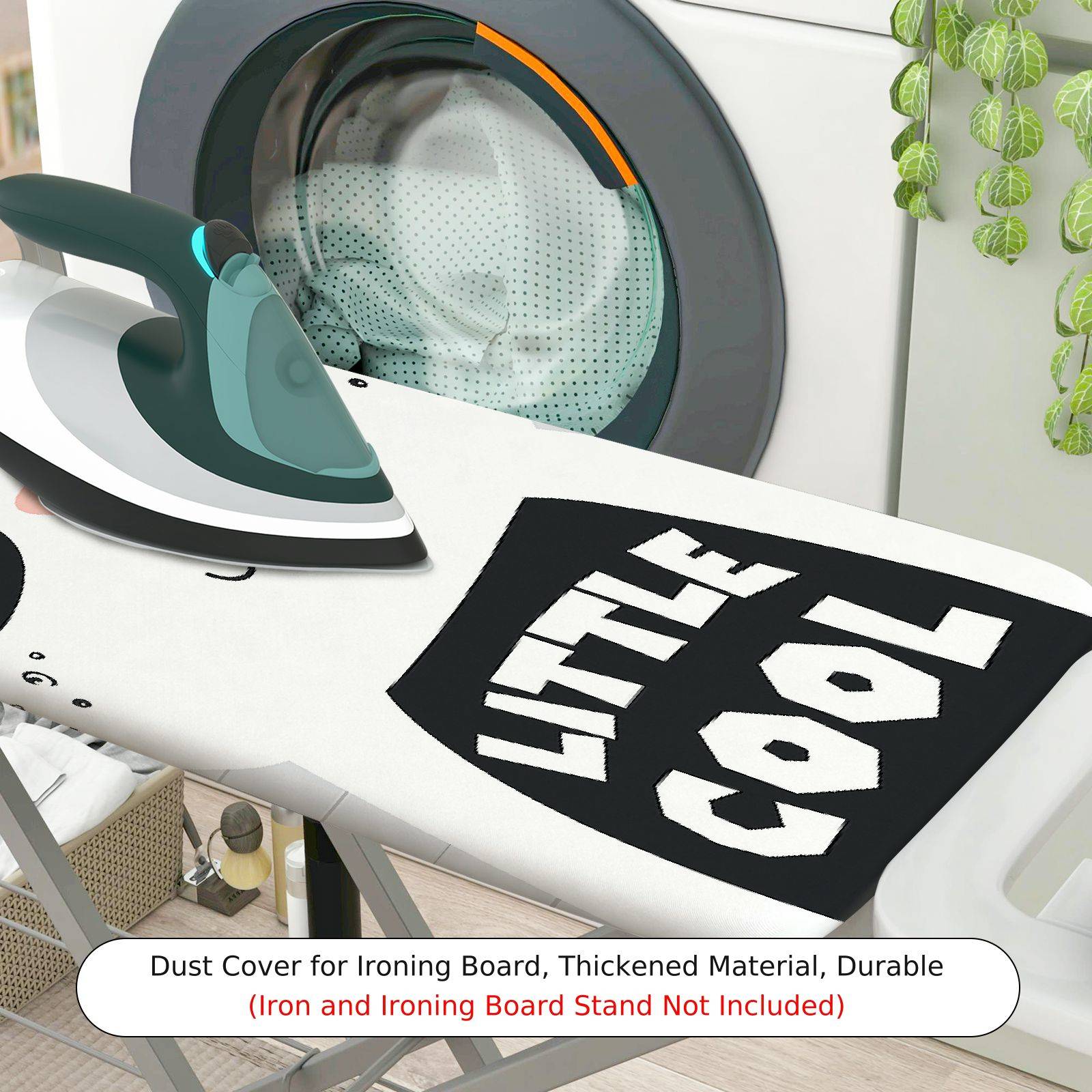 1-Piece Panda  Animal  Ironing Board Cover, Universal Size, Without Board
