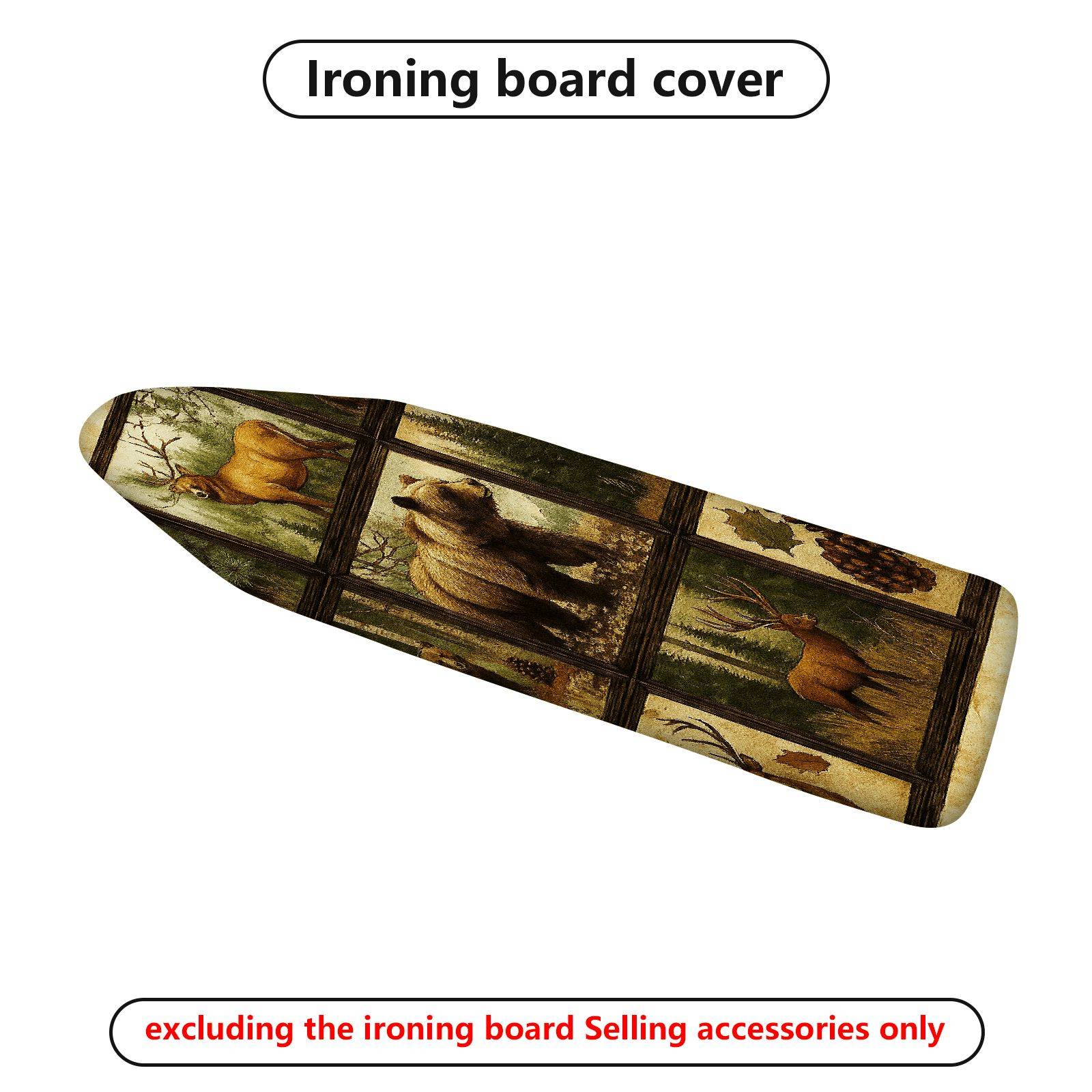 1-Piece Forest Animal Nature  Ironing Board Cover, Universal Size, Without Board