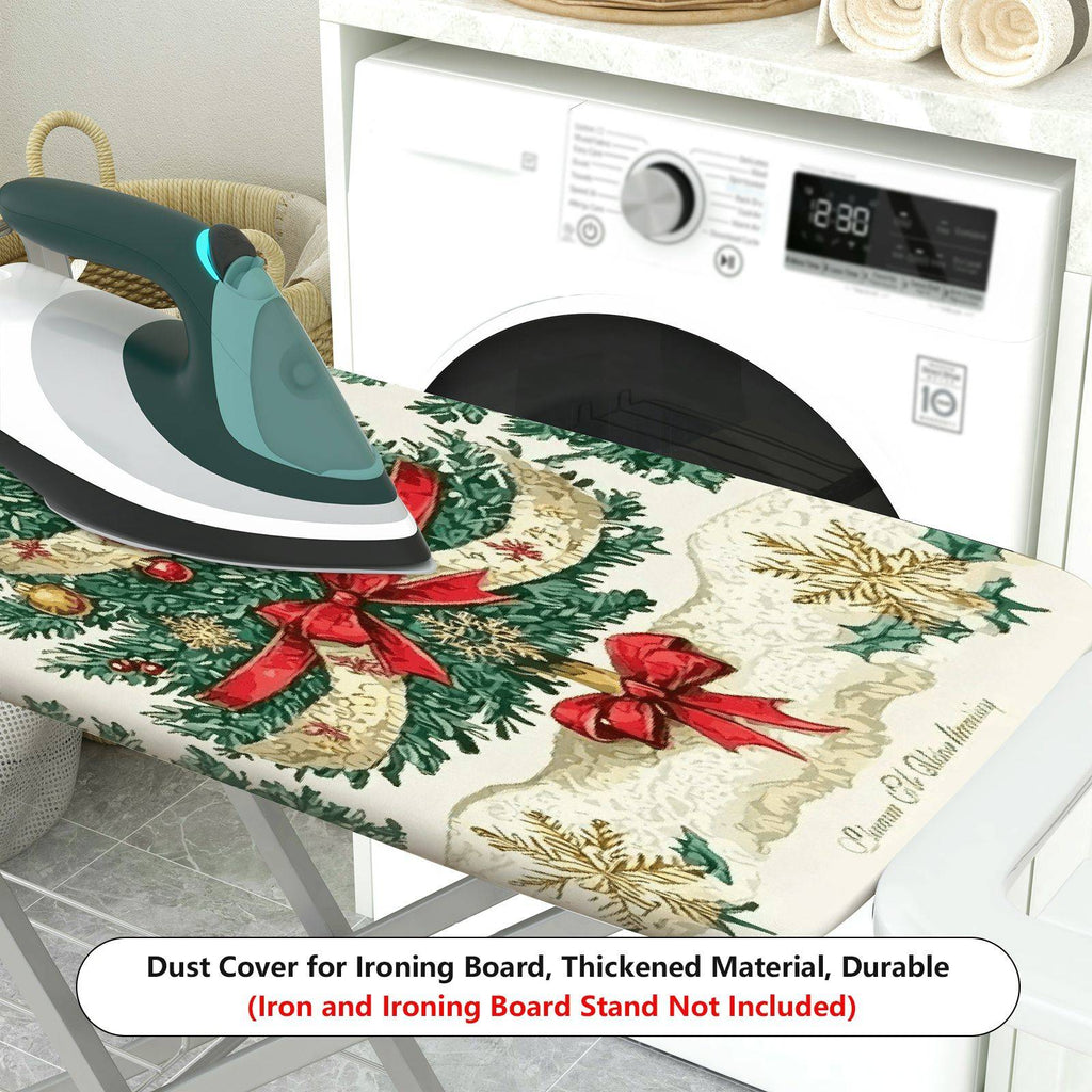 1-Piece Christmas Tree Festive Seasonal  Ironing Board Cover, Universal Size, Without Board