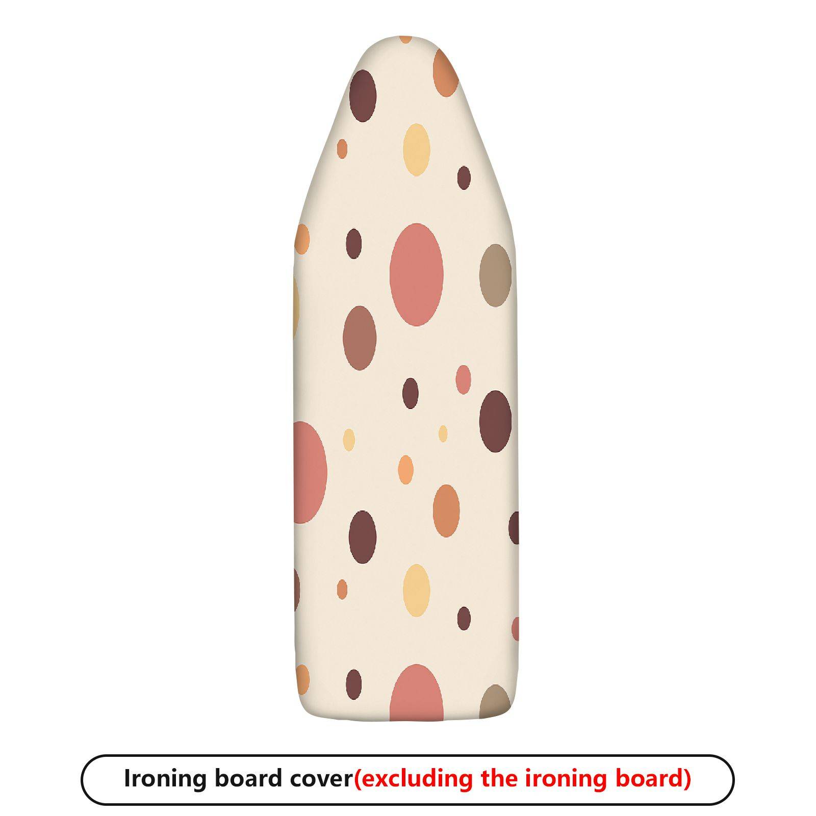 1-Piece Polka Dot Geometric Retro  Ironing Board Cover, Universal Size, Without Board