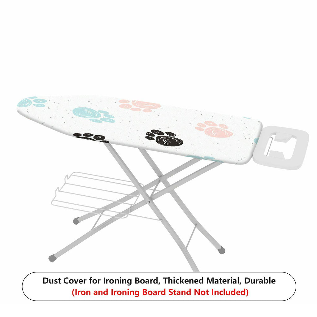 1-Piece Paw print Pattern Animal Design Cute Theme  Ironing Board Cover, Universal Size, Without Board