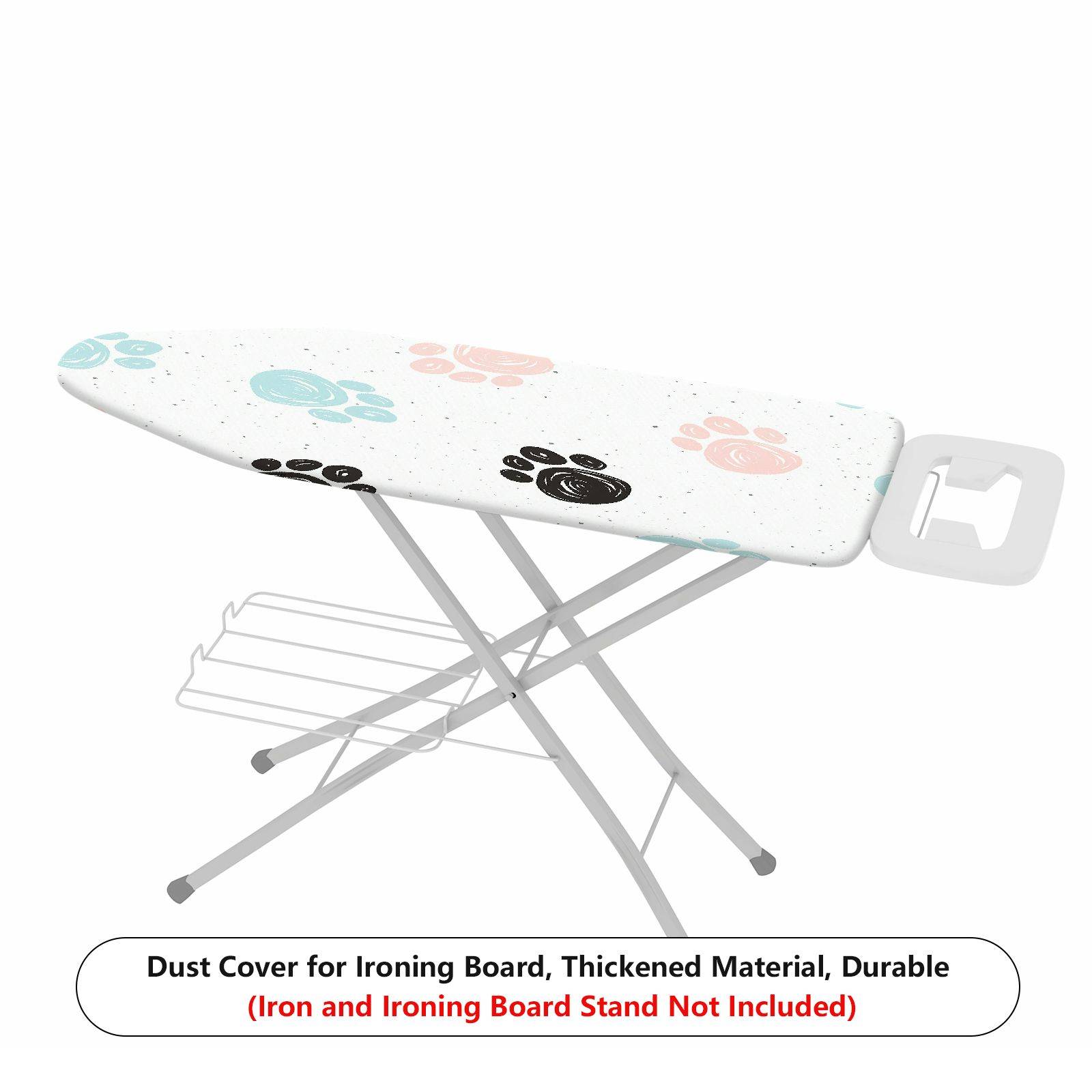 1-Piece Paw print Pattern Animal Design Cute Theme  Ironing Board Cover, Universal Size, Without Board