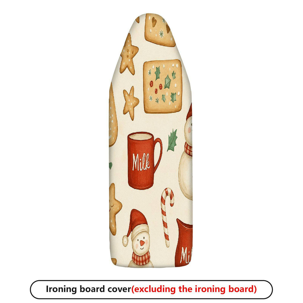 1-Piece Christmas Snowman Cookie Holiday  Ironing Board Cover, Universal Size, Without Board