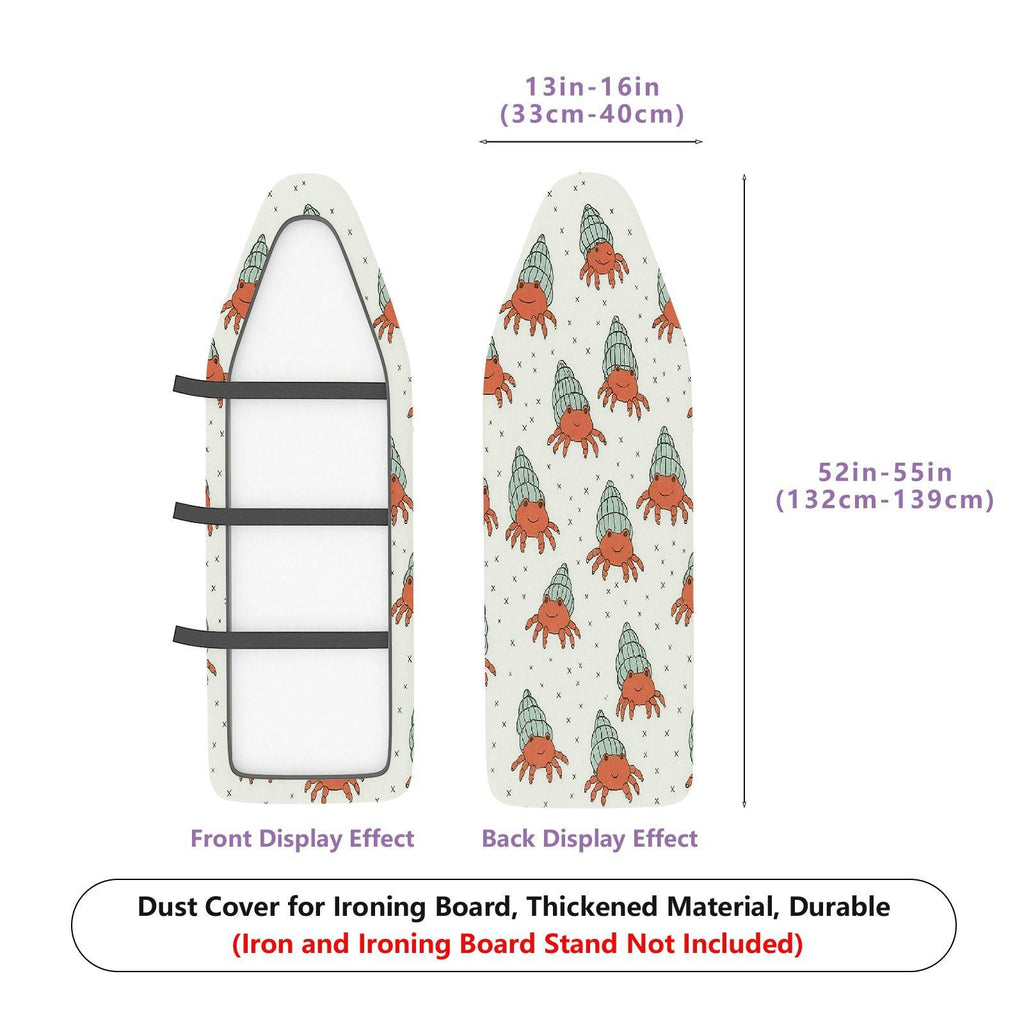 1-Piece Animal Crab  Ironing Board Cover, Universal Size, Without Board