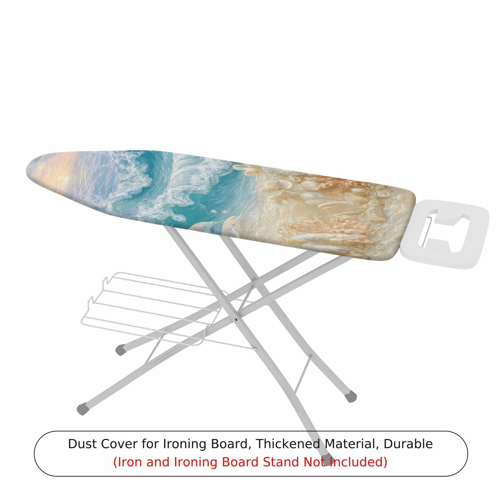 1-Piece Ocean Beach Seaside  Ironing Board Cover, Universal Size, Without Board