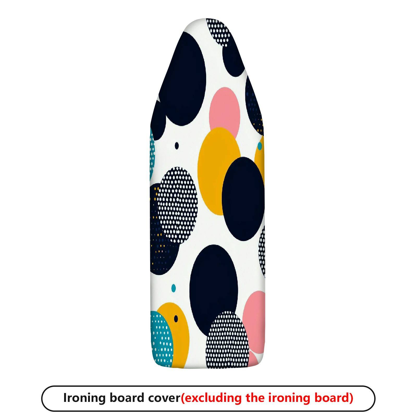 1-Piece Abstract Pattern Colorful Circle Modern  Ironing Board Cover, Universal Size, Without Board