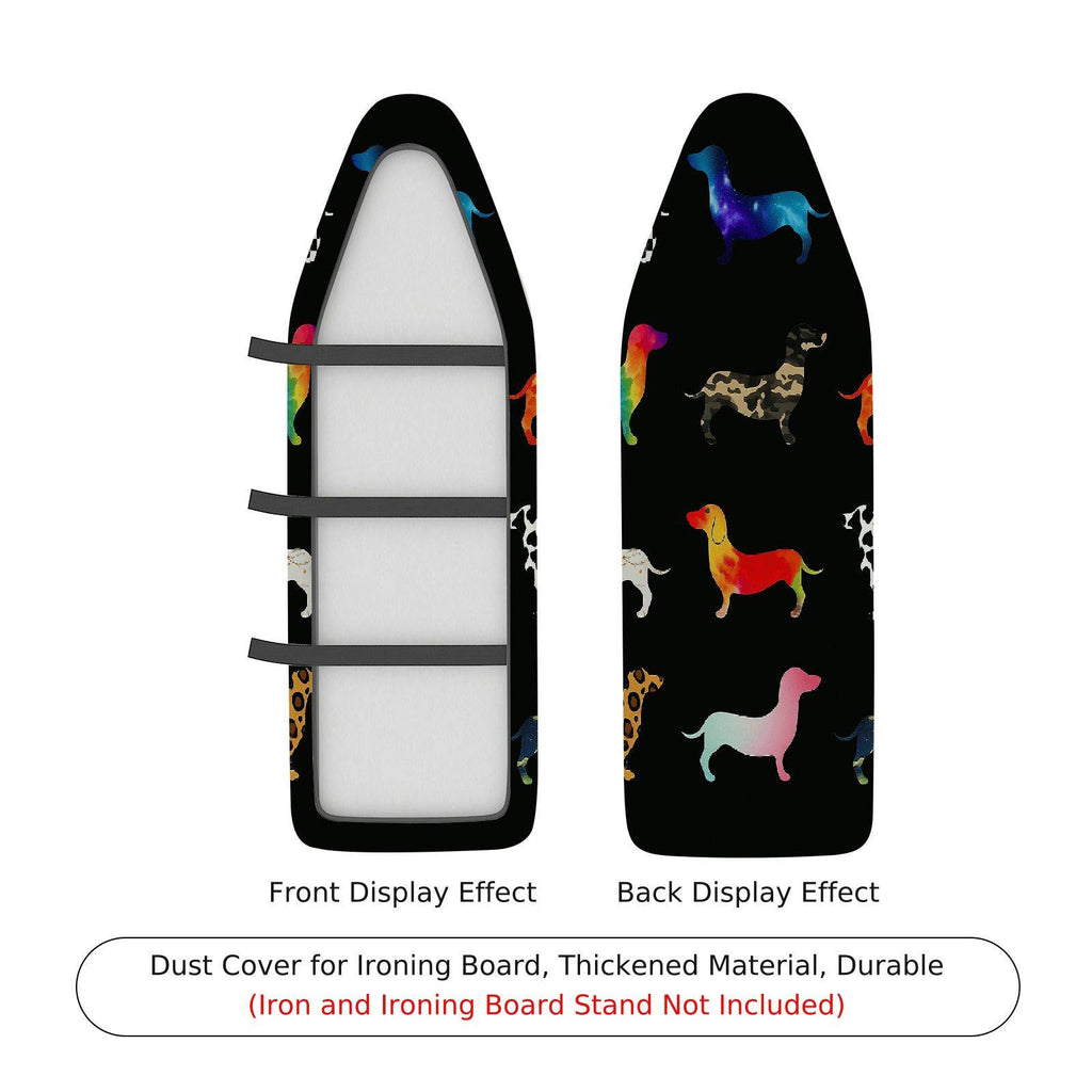 1-Piece Animal Print Colorful Pattern Funky  Ironing Board Cover, Universal Size, Without Board