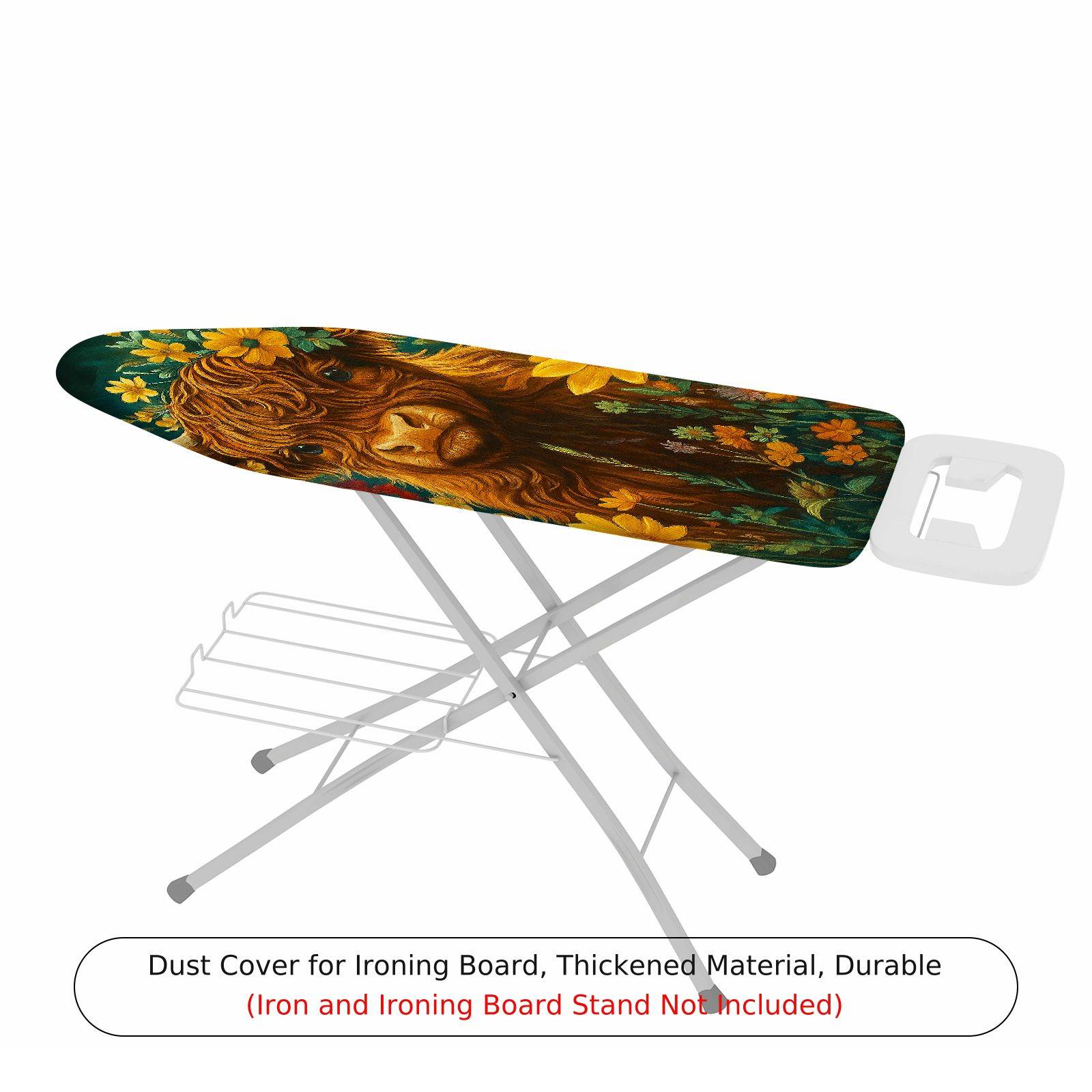 1-Piece Floral Animal Art  Ironing Board Cover, Universal Size, Without Board