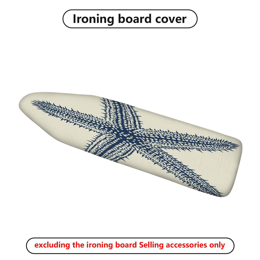 1-Piece Nautical Starfish Ocean  Ironing Board Cover, Universal Size, Without Board
