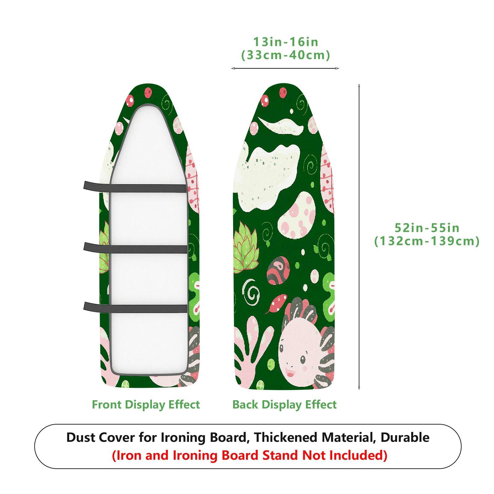 1-Piece Animal Plant  Ironing Board Cover, Universal Size, Without Board