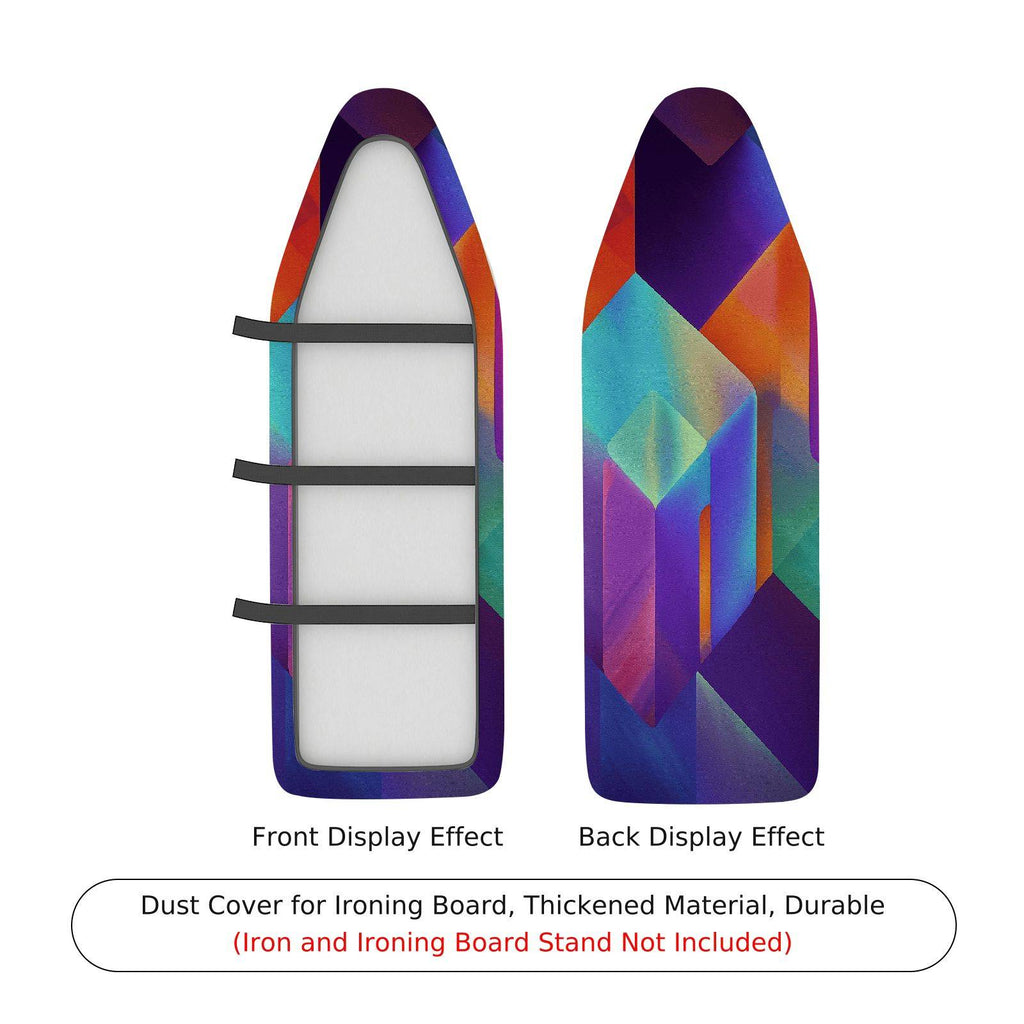 1-Piece Geometric Colorful Abstract  Ironing Board Cover, Universal Size, Without Board