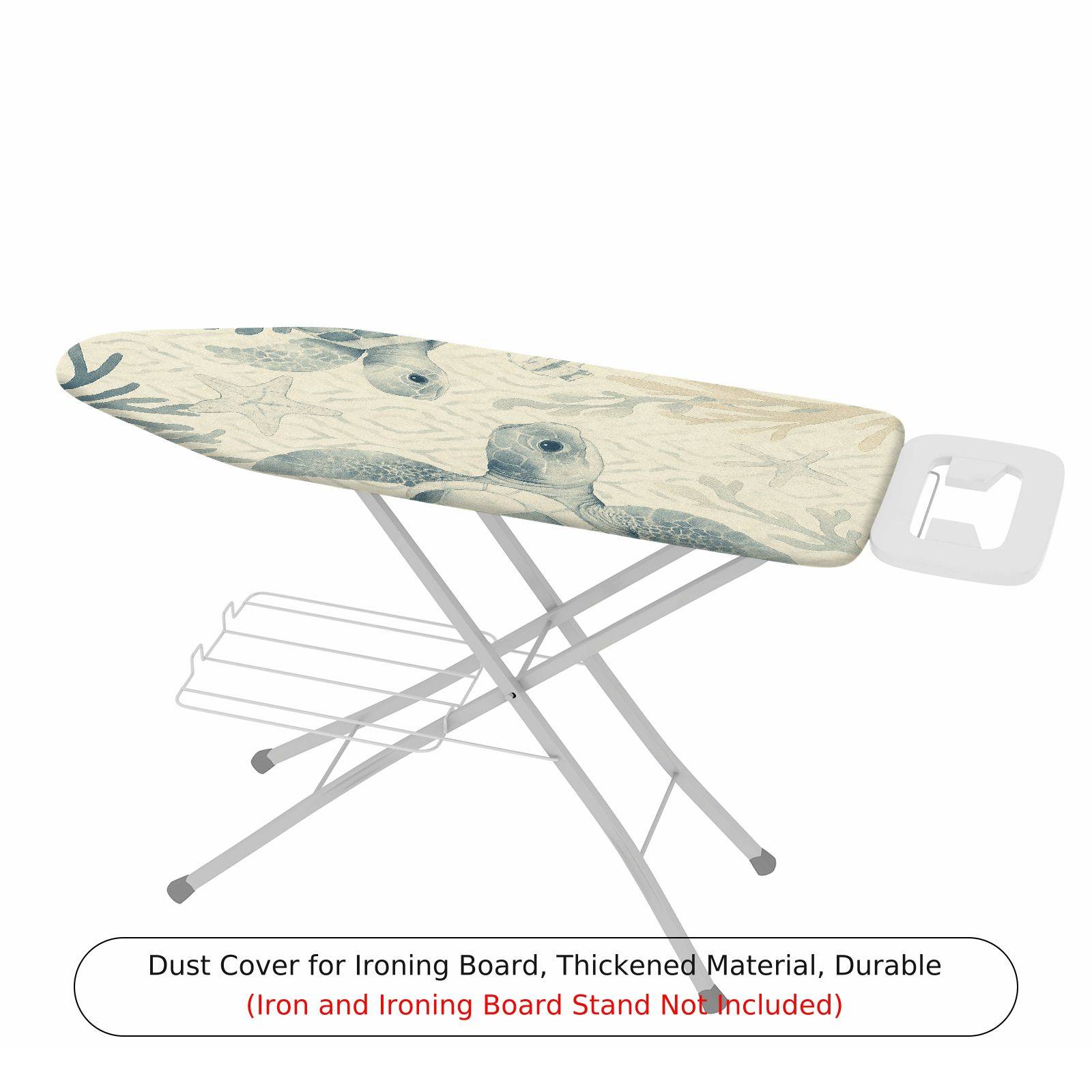 1-Piece Sea Turtle Ocean Coral  Ironing Board Cover, Universal Size, Without Board