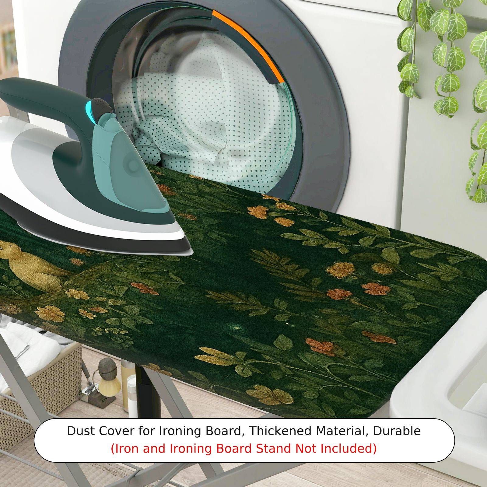1-Piece Nature Forest Animals  Ironing Board Cover, Universal Size, Without Board