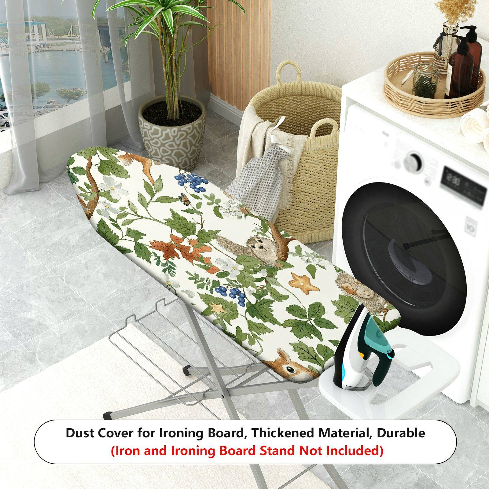 1-Piece Animal Floral Nature  Ironing Board Cover, Universal Size, Without Board