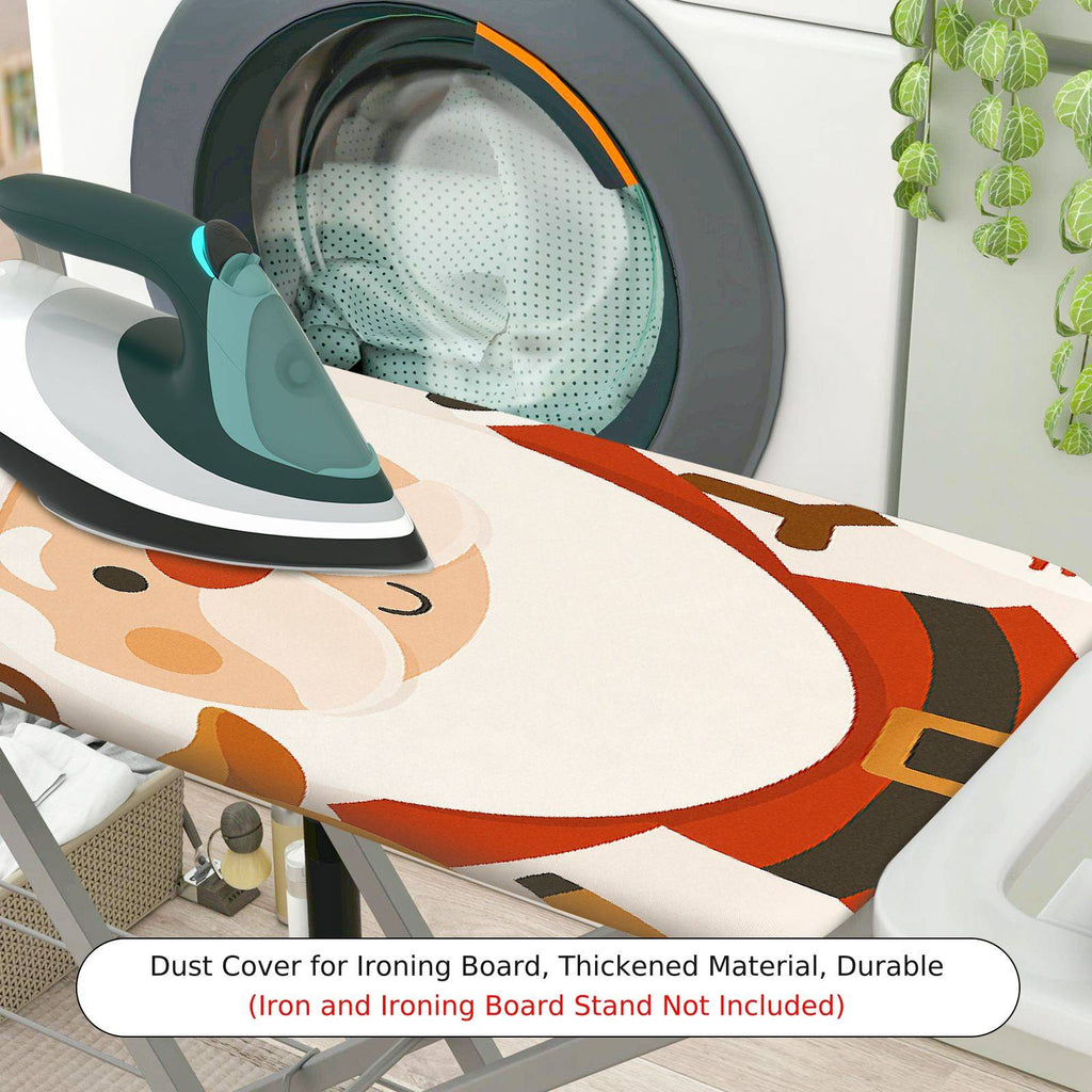 1-Piece Christmas Santa HappyNewYear  Ironing Board Cover, Universal Size, Without Board