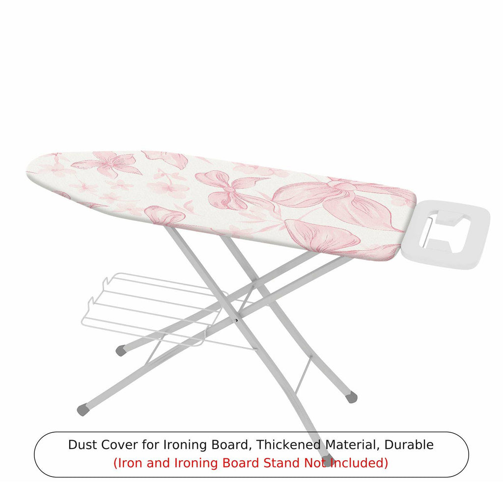 1-Piece Floral Pink Elegant  Ironing Board Cover, Universal Size, Without Board
