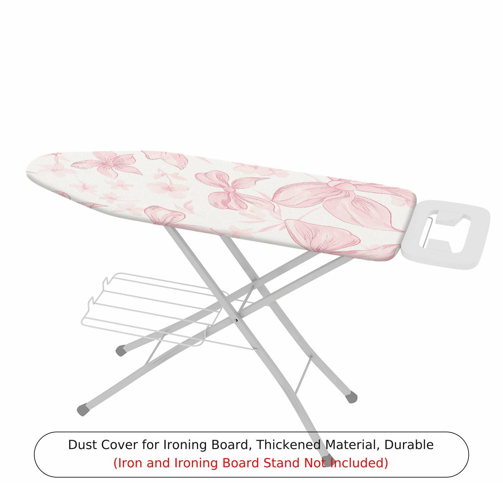 1-Piece Floral Pink Elegant  Ironing Board Cover, Universal Size, Without Board