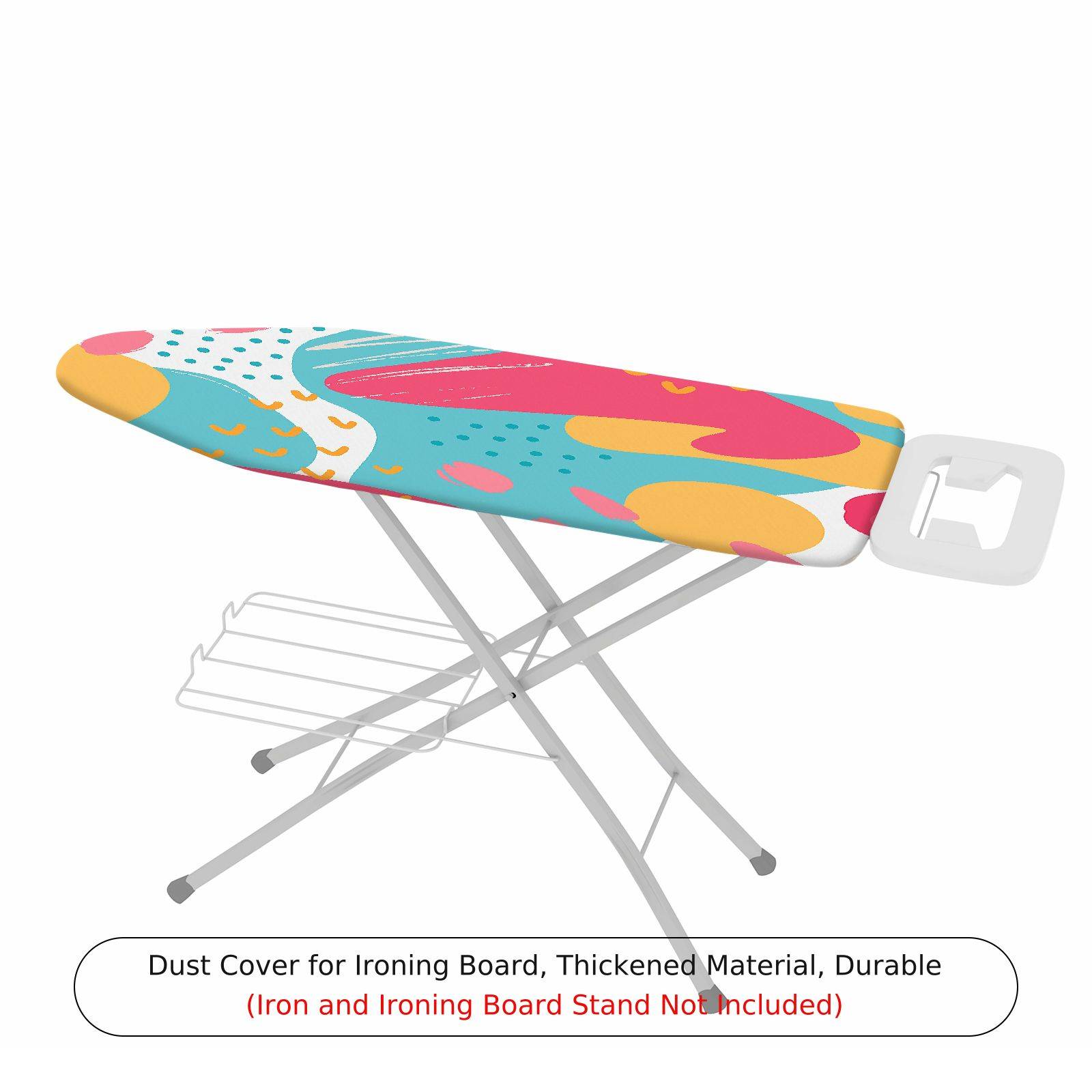 1-Piece Abstract Colorful Art Splash  Ironing Board Cover, Universal Size, Without Board