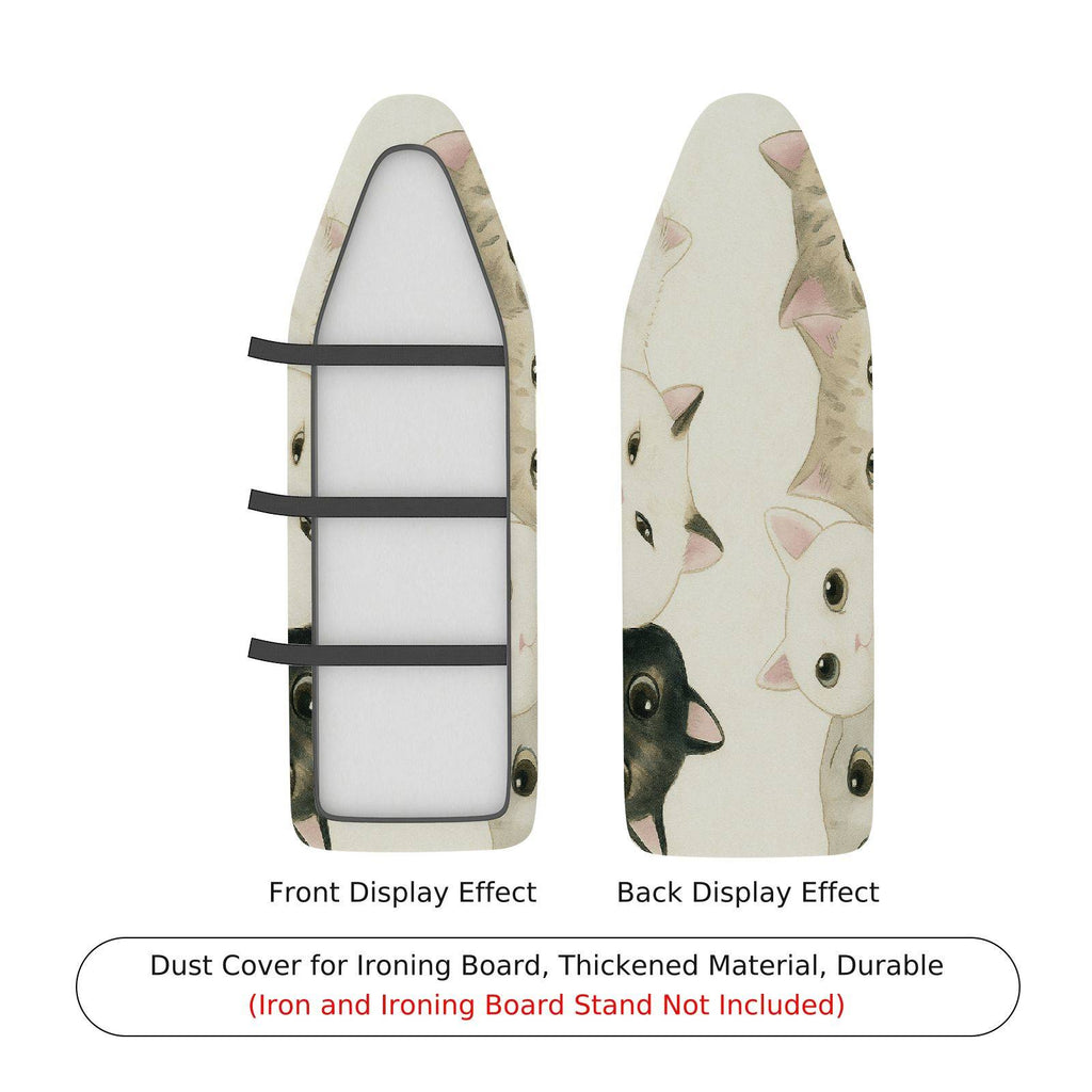 1-Piece Cat Cute Animal  Ironing Board Cover, Universal Size, Without Board