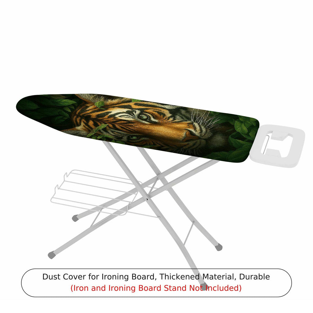 1-Piece Jungle Tiger Animal Artwork  Ironing Board Cover, Universal Size, Without Board