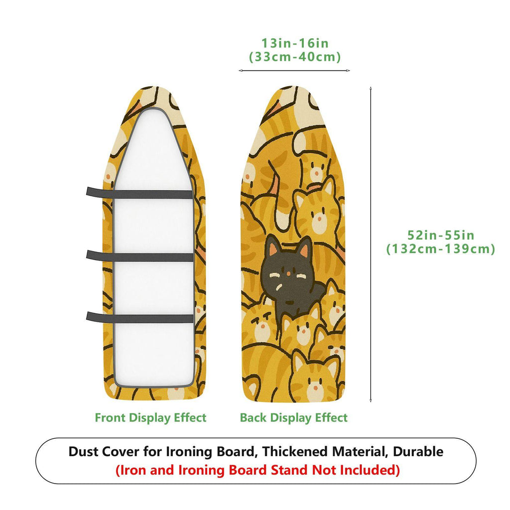 1-Piece Cat  Animal  Ironing Board Cover, Universal Size, Without Board