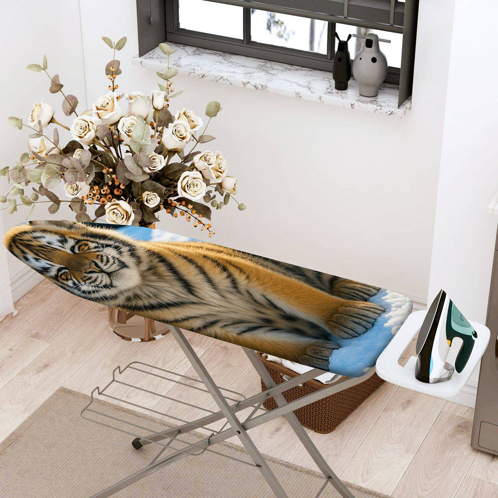 1-Piece Tiger Animal Nature  Ironing Board Cover, Universal Size, Without Board