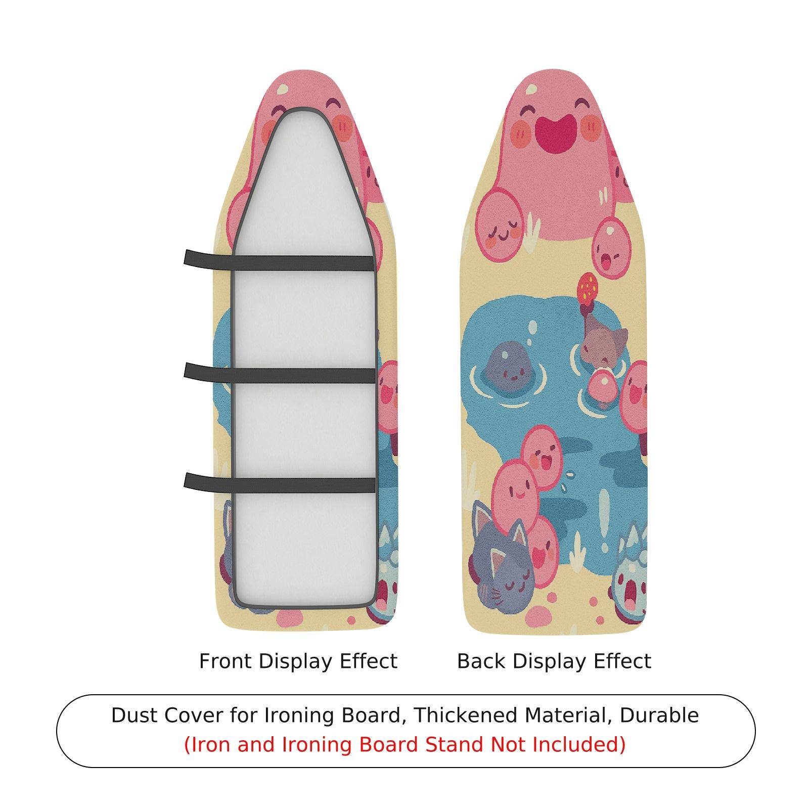 1-Piece Animal Floral  Ironing Board Cover, Universal Size, Without Board