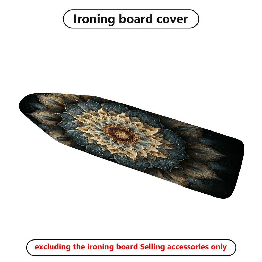 1-Piece Floral Mandala Art Abstract  Ironing Board Cover, Universal Size, Without Board